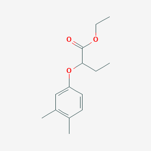 molecular formula C14H20O3 B4029916 ethyl 2-(3,4-dimethylphenoxy)butanoate 