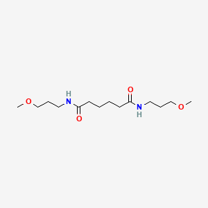 molecular formula C14H28N2O4 B4029987 N,N'-bis(3-methoxypropyl)hexanediamide 
