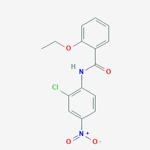 molecular formula C15H13ClN2O4 B4030045 N-(2-chloro-4-nitrophenyl)-2-ethoxybenzamide 