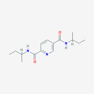 molecular formula C15H23N3O2 B4030151 N,N'-di-sec-butyl-2,5-pyridinedicarboxamide 