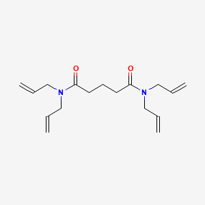 molecular formula C17H26N2O2 B4030153 NNN'N'-TETRAKIS(PROP-2-EN-1-YL)PENTANEDIAMIDE 