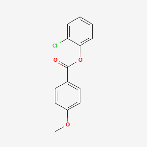 molecular formula C14H11ClO3 B4030156 2-chlorophenyl 4-methoxybenzoate CAS No. 7465-89-6