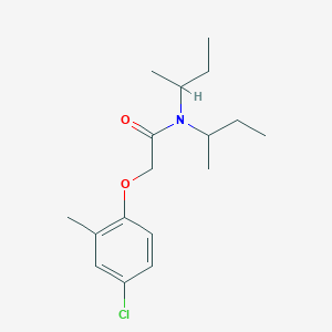 molecular formula C17H26ClNO2 B4030350 N,N-di(butan-2-yl)-2-(4-chloro-2-methylphenoxy)acetamide 