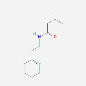 molecular formula C13H23NO B4030478 N-[2-(cyclohex-1-en-1-yl)ethyl]-3-methylbutanamide 