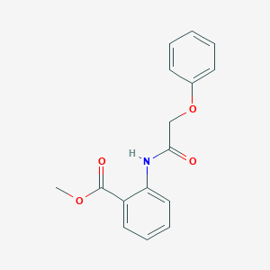 molecular formula C16H15NO4 B403061 METHYL 2-((PHENOXYACETYL)AMINO)BENZOATE CAS No. 101284-14-4