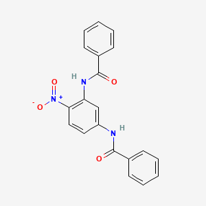 molecular formula C20H15N3O4 B4030725 N-(5-BENZAMIDO-2-NITROPHENYL)BENZAMIDE 