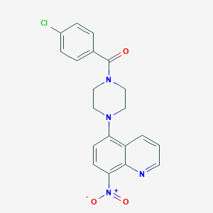 molecular formula C20H17ClN4O3 B040311 SIRT2-IN-8 CAS No. 115687-05-3