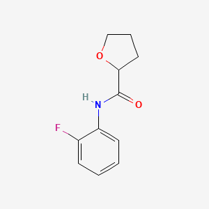 molecular formula C11H12FNO2 B4031301 N-(2-fluorophenyl)tetrahydro-2-furancarboxamide 