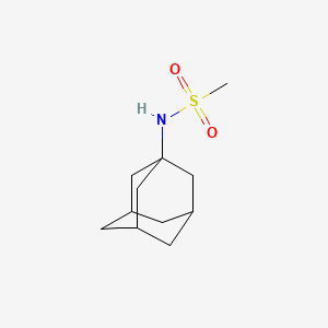 molecular formula C11H19NO2S B4031315 N-(1-adamantyl)methanesulfonamide 