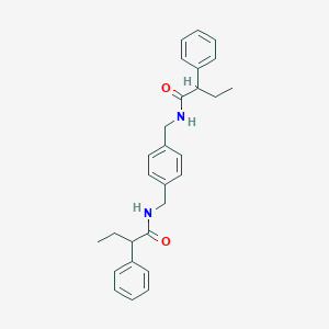 molecular formula C28H32N2O2 B4031499 N,N'-[1,4-phenylenebis(methylene)]bis(2-phenylbutanamide) 