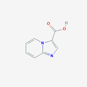 molecular formula C8H6N2O2 B040317 Imidazo[1,2-a]pyridine-3-carboxylic acid CAS No. 6200-60-8
