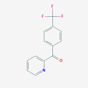 molecular formula C13H8F3NO B040319 2-(4-Trifluoromethylbenzoyl)pyridine CAS No. 122377-19-9