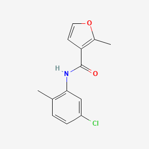 molecular formula C13H12ClNO2 B4032332 N-(5-chloro-2-methylphenyl)-2-methylfuran-3-carboxamide 