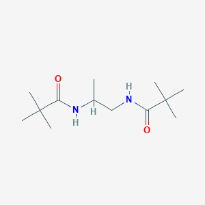 molecular formula C13H26N2O2 B4032388 N,N'-1,2-propanediylbis(2,2-dimethylpropanamide) 