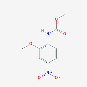 molecular formula C9H10N2O5 B4032412 methyl (2-methoxy-4-nitrophenyl)carbamate CAS No. 63379-22-6