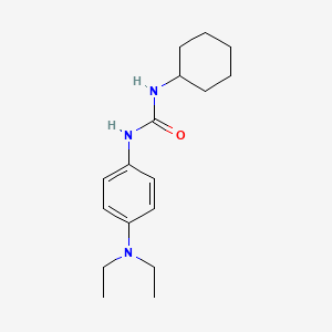 molecular formula C17H27N3O B4032867 N-cyclohexyl-N'-[4-(diethylamino)phenyl]urea CAS No. 89402-60-8