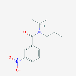molecular formula C15H22N2O3 B4033030 N,N-di(butan-2-yl)-3-nitrobenzamide CAS No. 35845-96-6