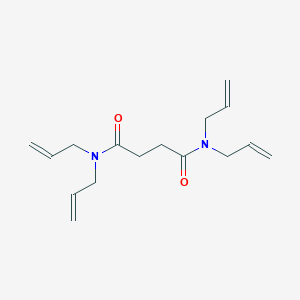 molecular formula C16H24N2O2 B4033375 NNN'N'-TETRAKIS(PROP-2-EN-1-YL)BUTANEDIAMIDE 