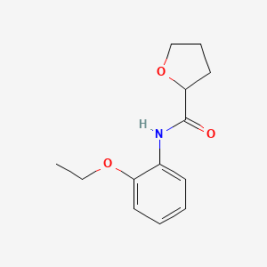 molecular formula C13H17NO3 B4033417 N-(2-ethoxyphenyl)tetrahydro-2-furancarboxamide 