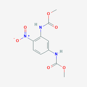 molecular formula C10H11N3O6 B4033505 methyl N-[3-(methoxycarbonylamino)-4-nitrophenyl]carbamate 