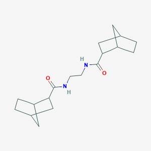 molecular formula C18H28N2O2 B4033788 N,N'-ethane-1,2-diylbisbicyclo[2.2.1]heptane-2-carboxamide 