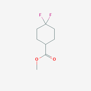 molecular formula C8H12F2O2 B040341 Methyl 4,4-difluorocyclohexanecarboxylate CAS No. 121629-14-9