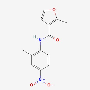 molecular formula C13H12N2O4 B4034219 2-methyl-N-(2-methyl-4-nitrophenyl)furan-3-carboxamide 