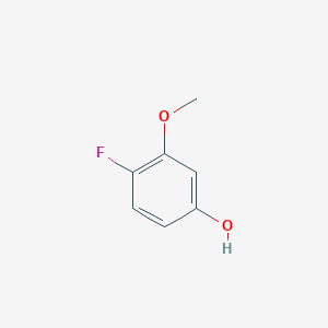 molecular formula C7H7FO2 B040349 4-Fluoro-3-methoxyphenol CAS No. 117902-15-5