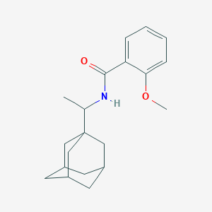 molecular formula C20H27NO2 B4034958 N-[1-(1-adamantyl)ethyl]-2-methoxybenzamide 