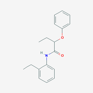 molecular formula C18H21NO2 B4035119 N-(2-ethylphenyl)-2-phenoxybutanamide 