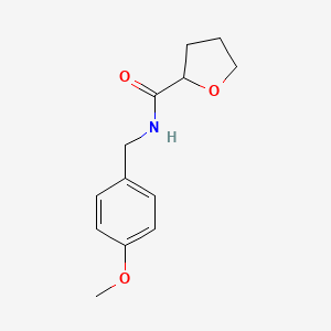 molecular formula C13H17NO3 B4035143 N-(4-methoxybenzyl)tetrahydro-2-furancarboxamide 