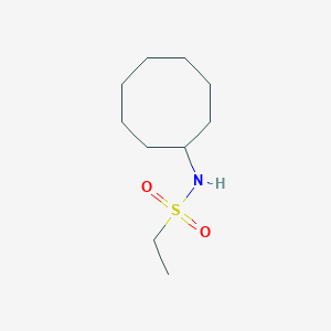 molecular formula C10H21NO2S B4035828 N-cyclooctylethanesulfonamide 