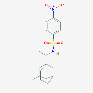 molecular formula C18H24N2O4S B4036307 N-[1-(1-ADAMANTYL)ETHYL]-4-NITRO-1-BENZENESULFONAMIDE 