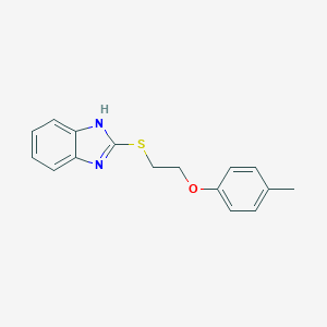 2-{[2-(4-Methylphenoxy)ethyl]thio}-1H-benzimidazole