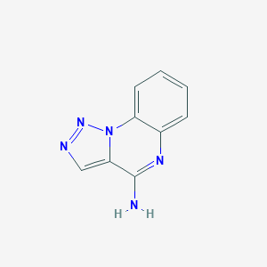 molecular formula C9H7N5 B040366 [1,2,3]Triazolo[1,5-a]quinoxalin-4-amine CAS No. 111339-69-6
