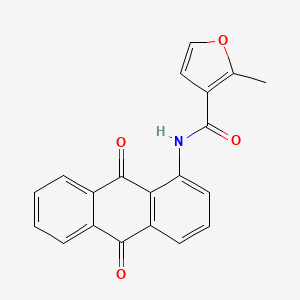 molecular formula C20H13NO4 B4037119 N-(9,10-dioxo-9,10-dihydro-1-anthracenyl)-2-methyl-3-furamide 