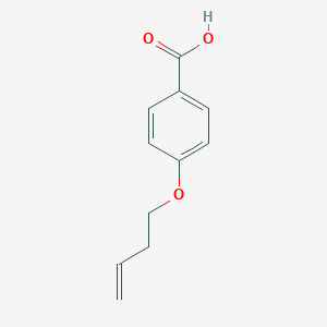 molecular formula C11H12O3 B040376 4-(3-Butenyloxy)benzoic acid CAS No. 115595-27-2
