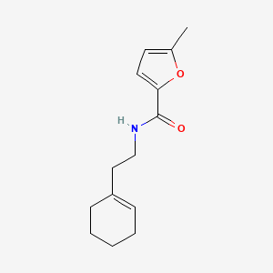 molecular formula C14H19NO2 B4037989 N-[2-(cyclohex-1-en-1-yl)ethyl]-5-methylfuran-2-carboxamide 