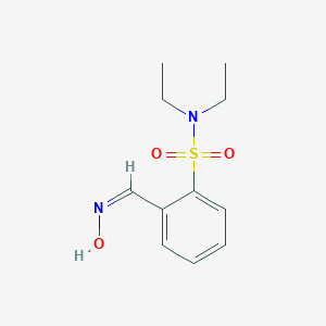 molecular formula C11H16N2O3S B403824 N,N-Diethyl-2-(hydroxyimino-methyl)-benzenesulfonamide 