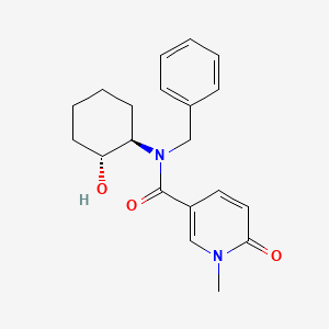 molecular formula C20H24N2O3 B4038331 N-benzyl-N-[(1R*,2R*)-2-hydroxycyclohexyl]-1-methyl-6-oxo-1,6-dihydropyridine-3-carboxamide 