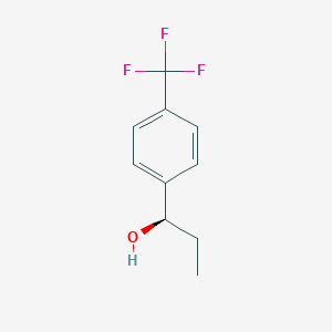 molecular formula C10H11F3O B040388 (R)-1-(4-Trifluoromethylphenyl)-1-propanol CAS No. 112777-69-2