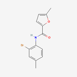 molecular formula C13H12BrNO2 B4038935 N-(2-bromo-4-methylphenyl)-5-methylfuran-2-carboxamide 