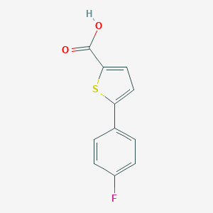 molecular formula C11H7FO2S B040393 5-(4-Fluorophenyl)thiophene-2-carboxylic acid CAS No. 115933-30-7