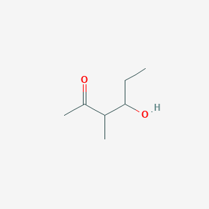 molecular formula C7H14O2 B040405 4-Hydroxy-3-methylhexan-2-one CAS No. 116530-49-5