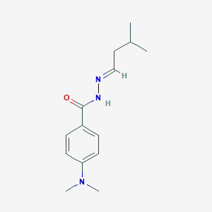 molecular formula C14H21N3O B404096 4-(dimethylamino)-N'-(3-methylbutylidene)benzohydrazide 