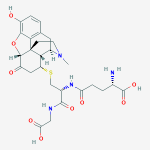 molecular formula C27H34N4O9S B040417 (Glutathion-S-yl)dihydromorphinone CAS No. 119995-15-2