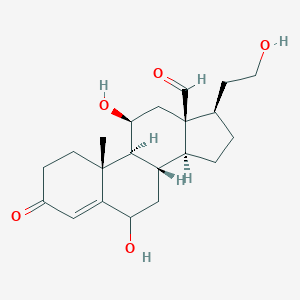 molecular formula C21H30O5 B040420 6-Hydroxyaldosterone CAS No. 124251-89-4