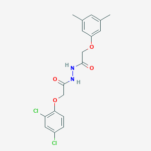 2-(2,4-dichlorophenoxy)-N'-[(3,5-dimethylphenoxy)acetyl]acetohydrazide
