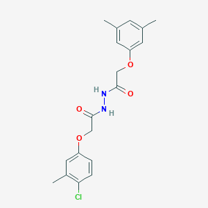 2-(4-chloro-3-methylphenoxy)-N'-[(3,5-dimethylphenoxy)acetyl]acetohydrazide