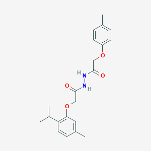 2-(2-isopropyl-5-methylphenoxy)-N'-[(4-methylphenoxy)acetyl]acetohydrazide